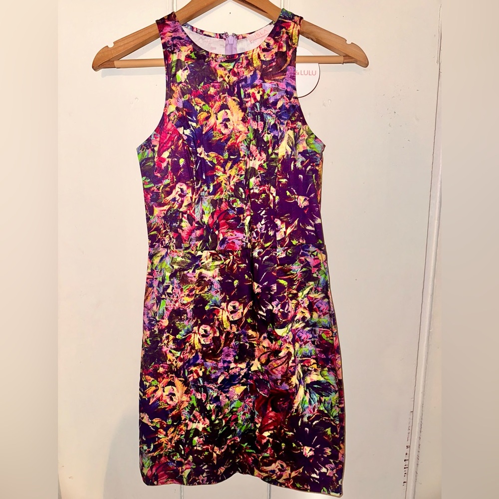 NWT Isla and Lulu Star Gazing Dress in Palette Print Size S
